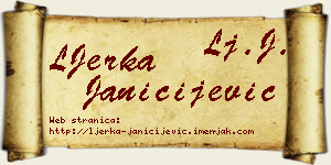 LJerka Janičijević vizit kartica